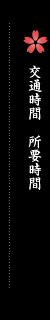 交通手段と所要時間